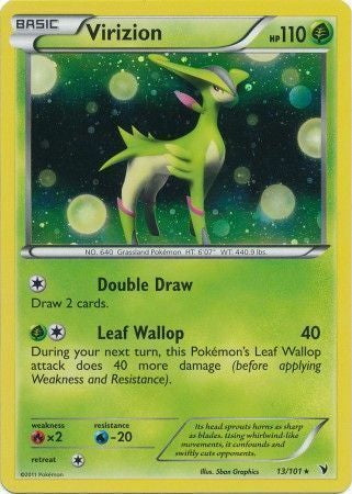 Noble Victories Virizion #13/101 Cosmos Holo